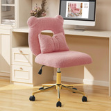 Furnimart Swivel Desk Chair Cute Vanity Chair With Kawaii