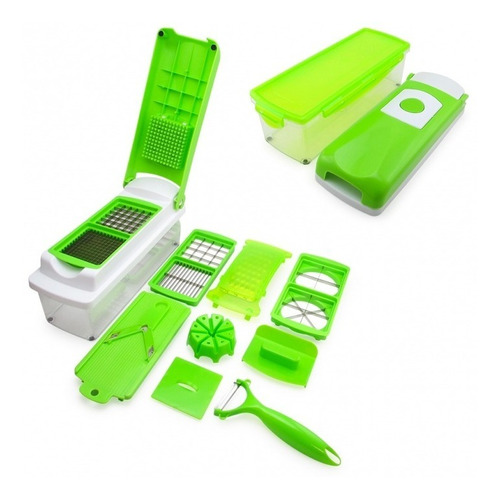 Picatodo Procesador De Alimentos Ayudante Cocina Nicer Dicer