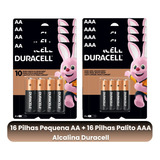 Duracell Kit 32 Pilhas 16aaa(palitos) E 16aa C/nota Fiscal