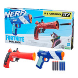 Lanzador Dardos Nerf Elite Fornite Dúo Pack Lp Flint Knock