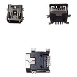 Ficha Conector Mini Usb 5 Vias X 2 Unidades