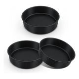 Juego De 3 Moldes Para Pasteles De 8 Pulgadas, Moldes Redond