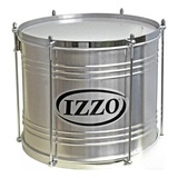 Surdo Izzo 14 X 30cm Alumínio Pele Leitosa