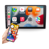 Kit Dvd Multimídia Carplay Tela 9' Polega 2 Din Android Wifi