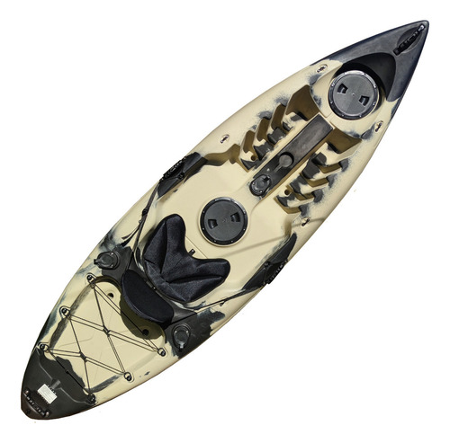 Kayak Malik Kayaklife Emp Nautica Completo Para Pesca P Color Arena Camuflado