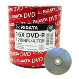 600 Dvd-r Ridata Logo 16x 4.7 Gb Facturado