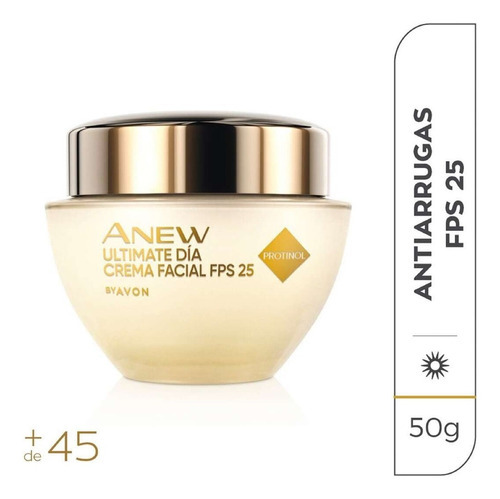 Avon Anew Ultimate Crema Facial Día Fps 25. 50gr. Tipo De Piel Noche +45