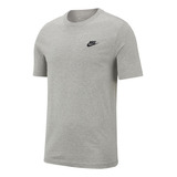 S - Gris - Camiseta Hombre Nike Nsw Club Tee