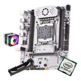 Kit Gamer Placa Mãe Q-d4 X99 White Xeon E5 2699 V3 16gb