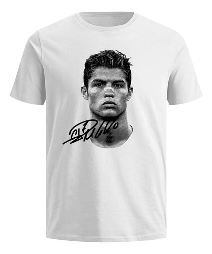 Playera Algodón Cr7 Cristiano Ronaldo Bicho Real Madrid 1