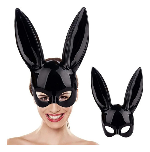 Máscara Orejas Conejo Playboy Sexy Halloween Disfraz Cosplay