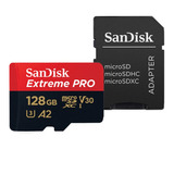 Memoria Microsd Sandisk Extreme Gopro 128gb A2 U3 160mb/s