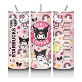 Termo Skinny Tumbler Kuromi Tipo Starbucks