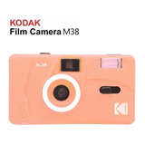Película Naranja Kodak M35 Camera 135 Con Flash Retro Machin