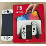 Nintendo Switch Oled En Caja Con Protector Acrílico 