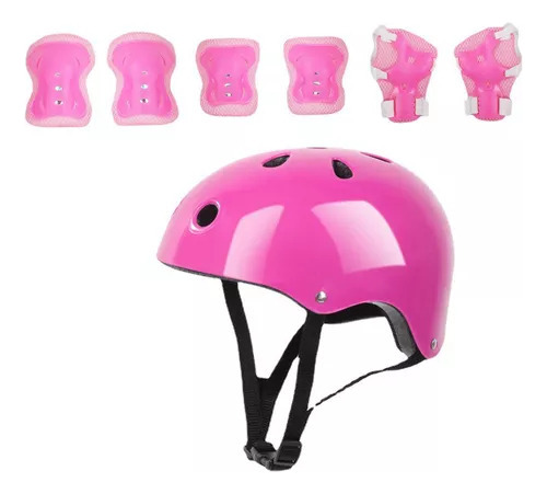 Set De Casco De Patinaje Para Niños Y Equipo De Protección