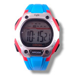 Reloj Niño Deportivo C&q Luz Digital Y Resistente Agua