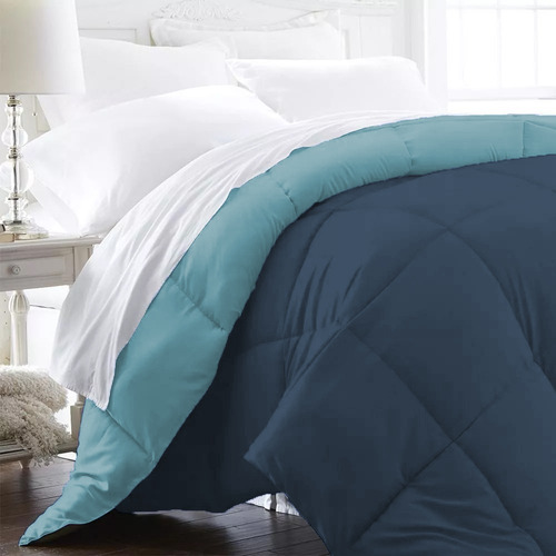 Acolchado Edredon Reversible Simil Plumon Duvet King Size Cu