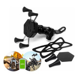 10 X Base Soporte Celular Para Moto Bicicleta Cargador Usb