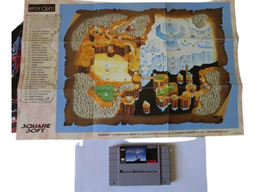  Id 749 Final Fantasy Myst Snes Original Super Nintendo Fita