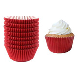 Forminha Cupcake Impermeável C/45 - Mago Cor Vermelho