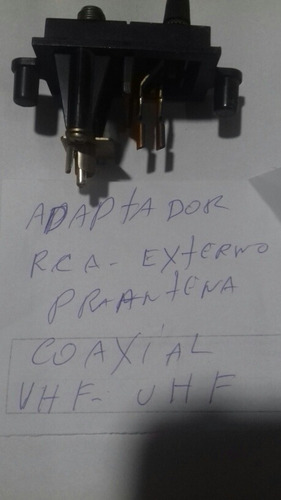 Adaptador  Pra Tvs Externo Rca  X Coaxial.vhf.uhf