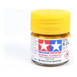 Pintura Acrílica 10ml X24 Clear Yellow  By Tamiya # X24mn