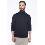 Sweater Smart Casual Turtle Neck Azul Fw2024 Ferouch