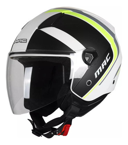 Casco Moto Abierto Mac Beat Cyrus Visor Simple - Fas Motos