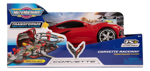 Micro Machines Corvette Raceway Corvette Transformable