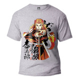 Playera Kimetsu No Yaiba Demon Slayer Kyojuro Rengoku Fuego