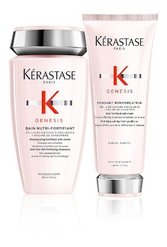 Kit Kérastase Genesis Caída: Shampoo Nutri + Acondicionador