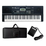 Kit Teclado Roland Revas Kb 330 Com Capa E Pedal Sustain