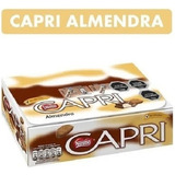 Chocolate Capri Sabor Almendra De 24 Unidades