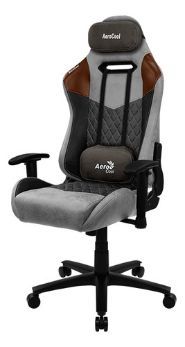 Silla Gamer Aerocool Duke Tan Grey Aerosuede Ergonomica 150k