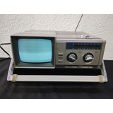 Televisión Portable Citec Cit-124 Vintage 80s Tv/radio Am-fm