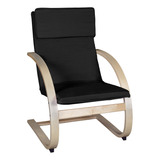 Silla Reclinable De Madera Curvada Niche Mia, De Nogal Moka/