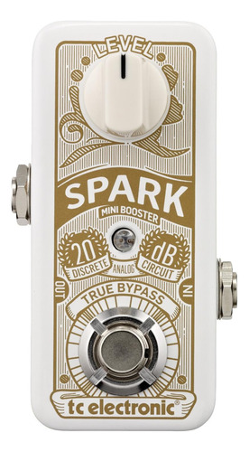 Tc Electronic Spark Mini Booster Pedal 20 Db True Bypass