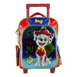 Mochila Para Primaria Con Carro Paw Patrol Marshall Vs2167