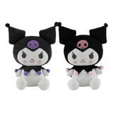 Sanrio Kuromi Muñeca Peluche Juguete Regalo Para Niños 2pcs