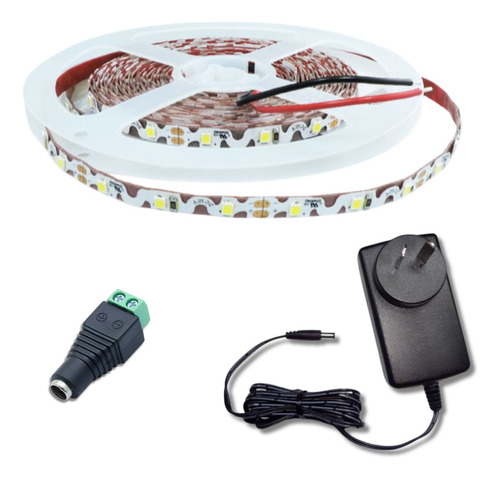 Kit Tira Led S2835 Zigzag Interior 5mt 60led/m 12v C/fuente