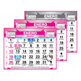 Plantilla Calendario Mensual 2025 - 1 2 3 Tintas Editable