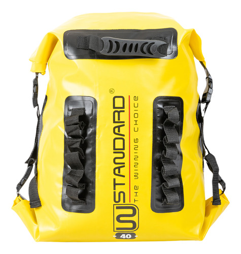 Bolso Estanco Doble Boca Amarillo Con Negro 40l W Standard