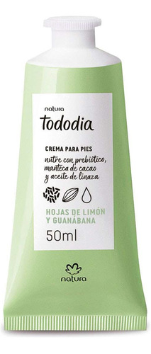 Crema Para Pies Natura Tododia Hojas De Limón Y Guanábana 