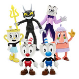 Figuras De Acción New Ass De Cuphead Toys (paquete De 6)