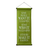 Inspirational Wall Decor Banner, Inspiring Quote Scroll...