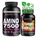 9 Aminoacidos Esencial Peptidos Vitaminas Minerales Genetic 