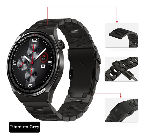 Correa De Cadena De Aleación De Titanio Para Huawei Watch Gt