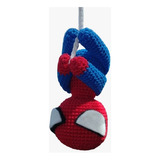 Spiderman Colgante Tejido A Crochet 