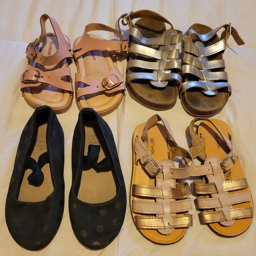 Sandalias Nena Lote X4 Marca Cheeky Y Zara Talles 22,24 Y 26